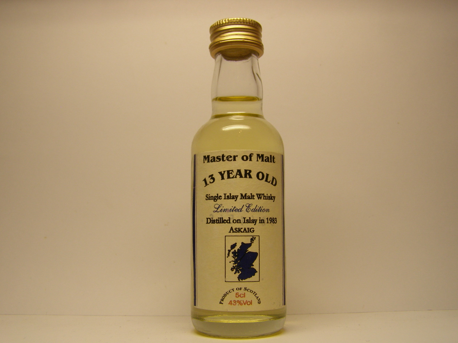 ASKAIG SIMW 13yo 1983 "Master of Malt" 5cl 43%Vol 